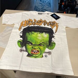 Hellstar Graphic Tee - White and Green